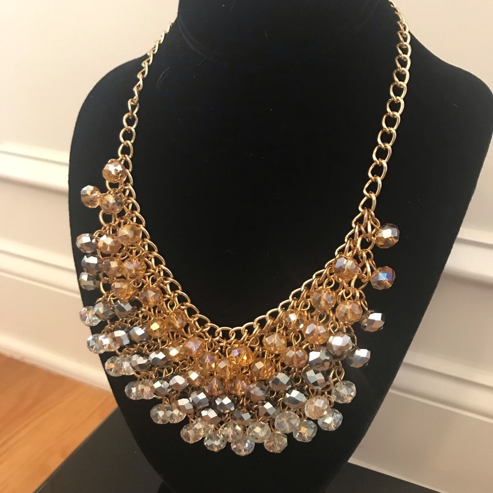 Fringe Beaded Necklace